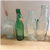 Image 1 : 4 vintage glass bottles