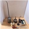 Image 1 : various vintage oil cans and speed stitcher