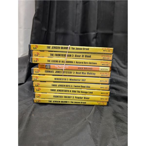 collection of Audio books MP.3 Western type books