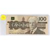Image 1 : Vintage Canadian Birds of Canada Series 100 Dollar Bill 1988