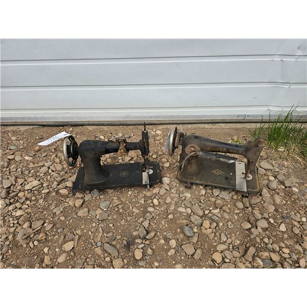 2- Vintage Sewing Machines For Parts - Singer & Reliance Special