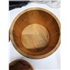 Image 3 : Wooden Snacks Bucket w/ Lid 9" x 7.5"