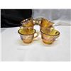 Image 1 : 6- Carnival Glass Cups