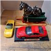 Image 1 : model cars and horse