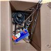 Image 1 : box of misc tools and parts