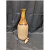 Image 2 : Vintage Brown Glazed Pottery Vase With a Stopper 9 1/4" Tall