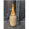 Image 3 : Vintage Brown Glazed Pottery Vase With a Stopper 9 1/4" Tall