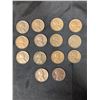 Image 1 : (14) Copper Penny's Lincoln USA 1941 1944-46 1951 1955 1957 1960-61 1963-64