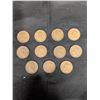 Image 1 : (11) Copper Penny's King George Canada 1939-1943 1945-46 1948 1950-52