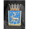 Image 4 : (3) Coat of Arms Metal Wall Plaques (Vasterbotten, and etc.)