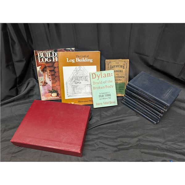 Collection of books, (Lumber Books, Medical Books, Farmers Manuel Book)