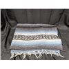 Image 1 : Hand Made cool colour pattern Blanket 52"x39"