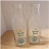 Image 1 : 2 vintage dairypool bottles 10"H