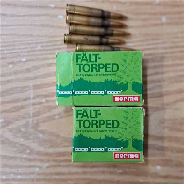 2 full boxes of norma unknown rife ammo