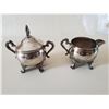 Image 2 : Silver Plate Creamer and Sugar Bowl