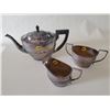 Image 1 : Antique EPNS ElectroPlated Nickel Silver - Tea Pot, Creamer and Sugar Bowl