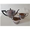Image 2 : Antique EPNS ElectroPlated Nickel Silver - Tea Pot, Creamer and Sugar Bowl