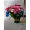Image 1 : Pink and Blue Artificial Flowers
