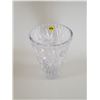 Image 1 : Pinwheel Crystal Vase - 10 inches high