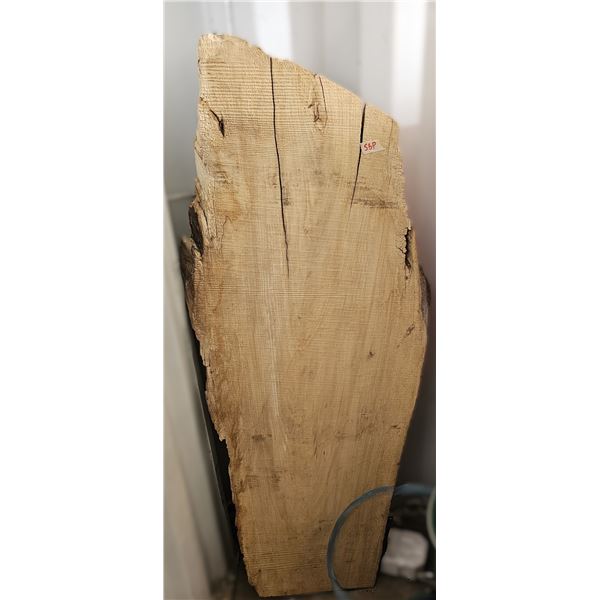 Beautiful Live Edge Spalted Black Poplar Slab 56.5" x 24.5" x 2"; Pictures can't do justice to the b
