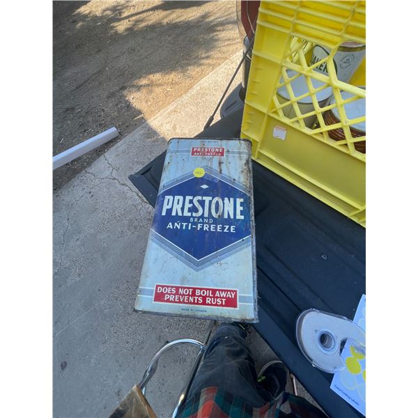 Prestone Anti Freeze Gallon Can
