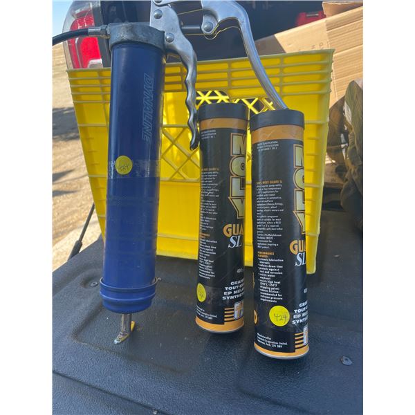 Grease Gun + 2 Full Grease Tubes