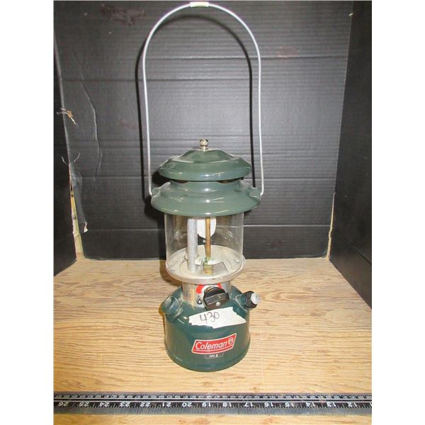 Coleman (286) Lantern - new - with Pyrex Globe.