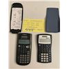 Image 1 : Texas Instruments - 2 calculators - working