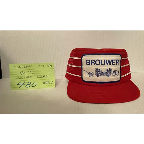 Vintage ad hat - 80s - never worn