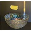 Image 2 : Iridescent glass punch bowl