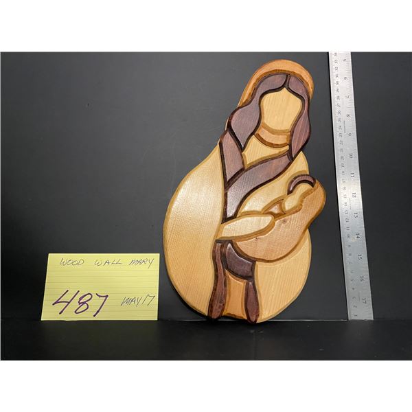 Wooden wall Mary