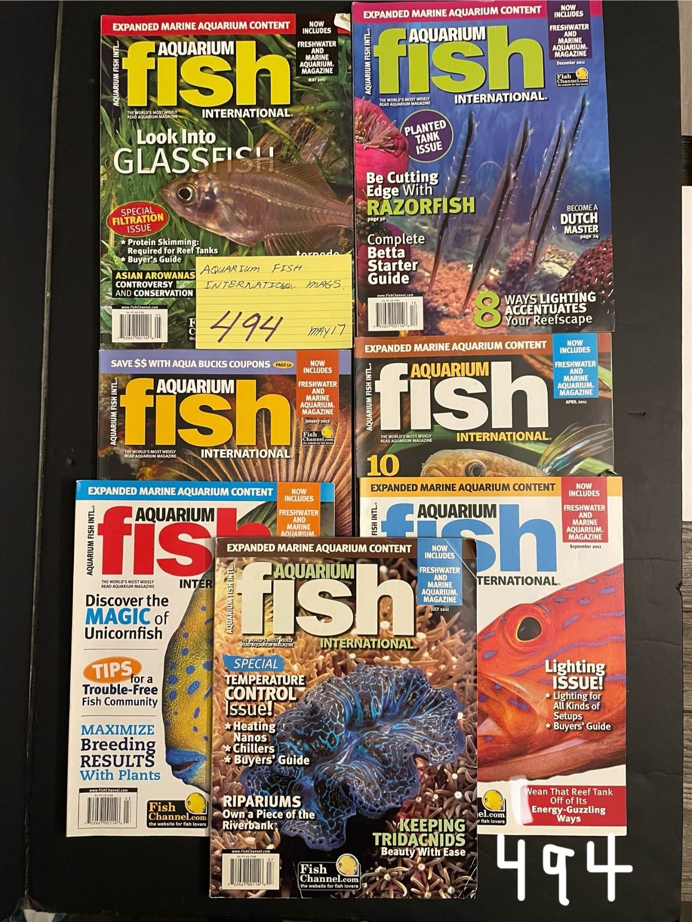 Fish Magazine Examples Aquarium Fish International magazines - Schmalz Auctions