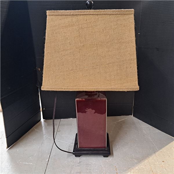 lamp with shade- 25"tall