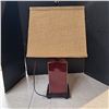 Image 1 : lamp with shade- 25"tall
