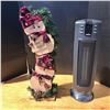 Image 1 : Christmas reef on a wood post and a heater