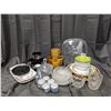 Image 1 : Lot of Glass cups, Mugs, Plates, Decor, and etc.