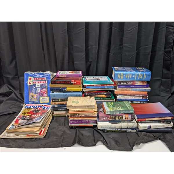 Lot of books (Yoga Books, Christian books, life advice and etc.)