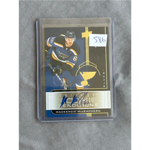 Mackenzie MacEachern - Autographed Rookie Card