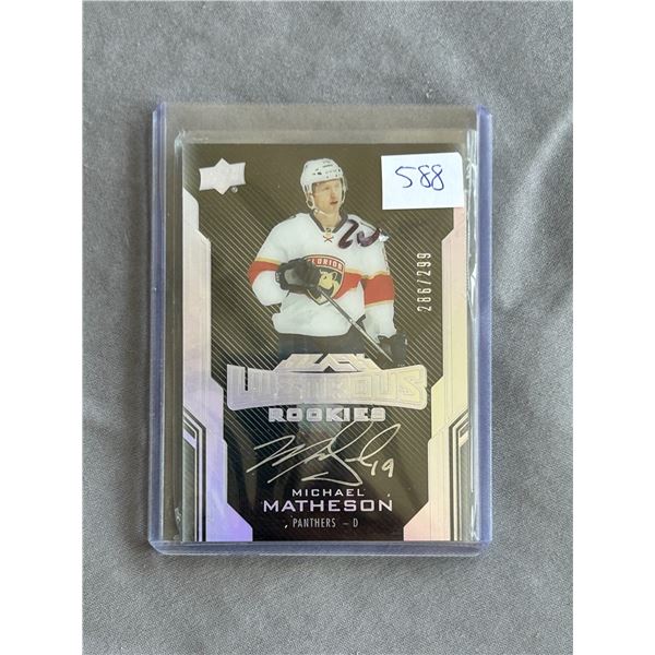 Michael Matheson - Autographed Rookie Card