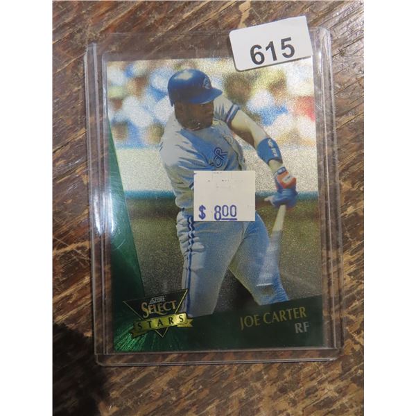 1992 SCORE  SELECT BASEBALL DUFEX SELECT STARS #20 JOE CARTER  INSERT