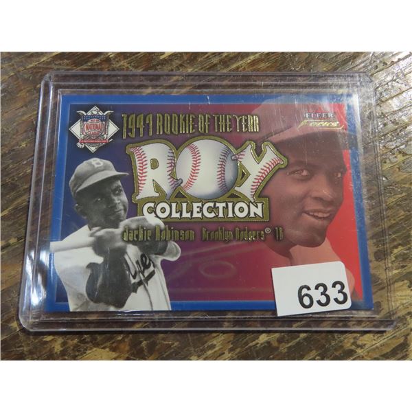 2001 Fleer Focus ROY Collection Jackie Robinson #20 ROY HOF