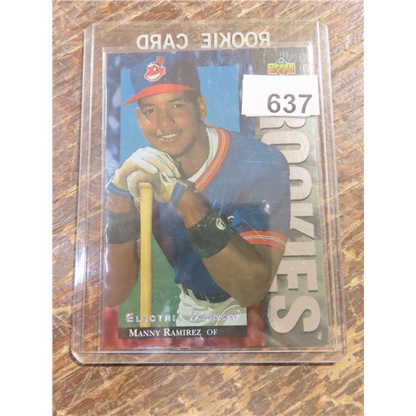 1994 Upper Deck Manny Ramirez Electric Diamond Star Rookies RC #23