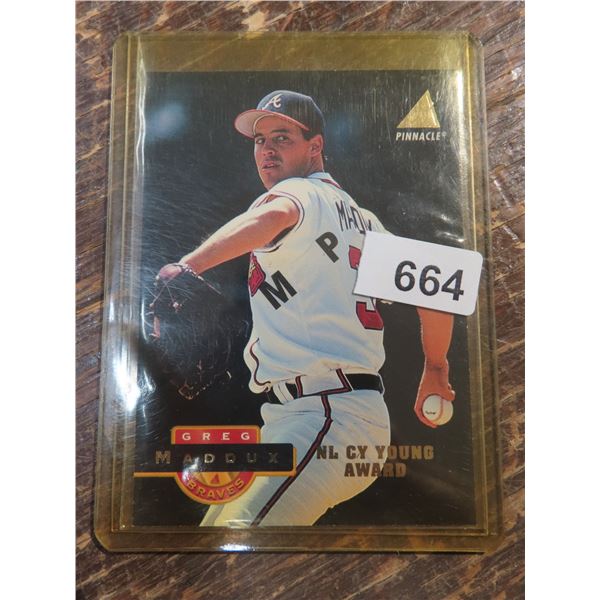 Greg Maddux Pinnacle Promo card 11