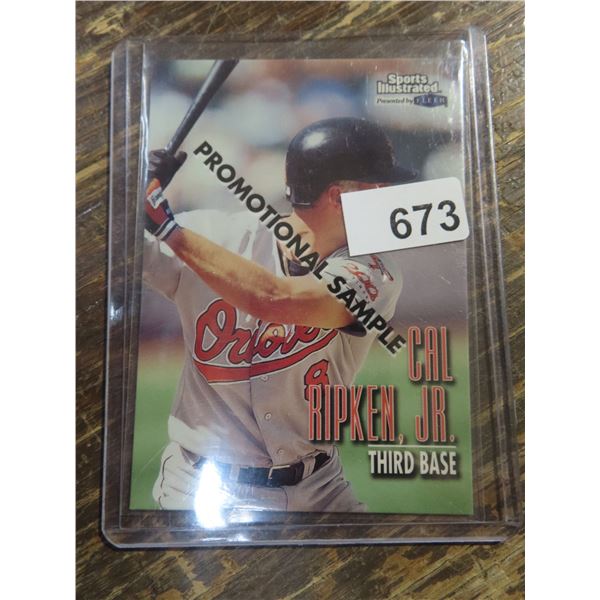 Cal RIPKEN JR. 1998 Fleer Sports Illustrated SAMPLE #8