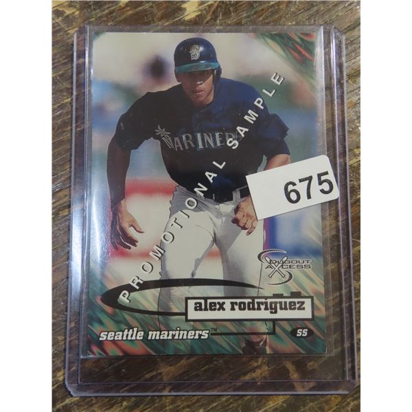 1998 Skybox Dugout Access #15 Alex Rodriguez Promo