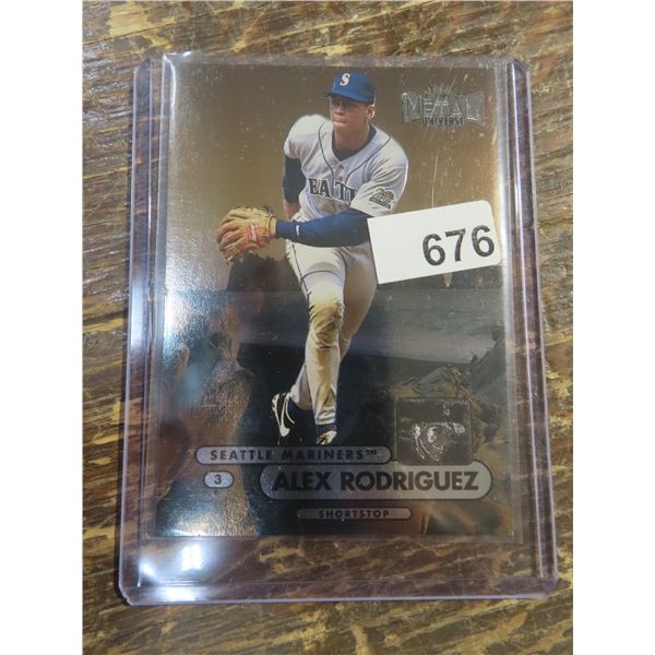 1998 FLEER METAL #3 ALEX RODRIGUEZ  PROMO
