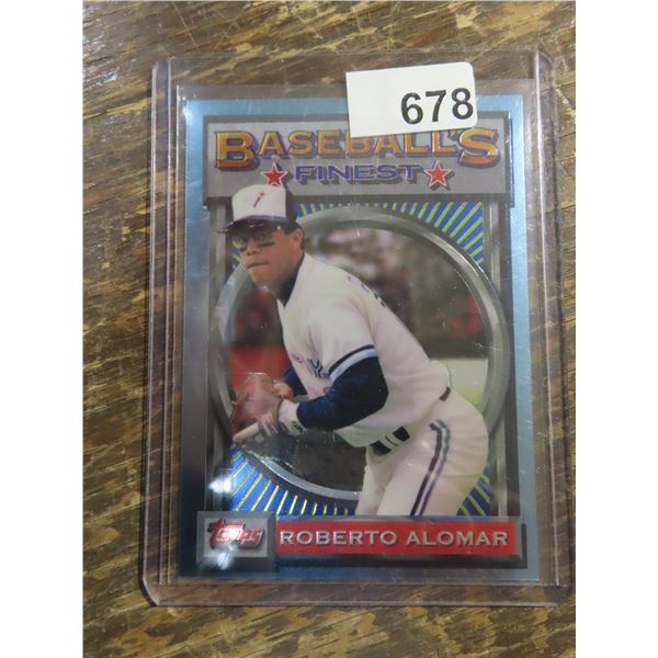 1993 Topps Finest Promo 1 /5000 #88 Roberto Alomar