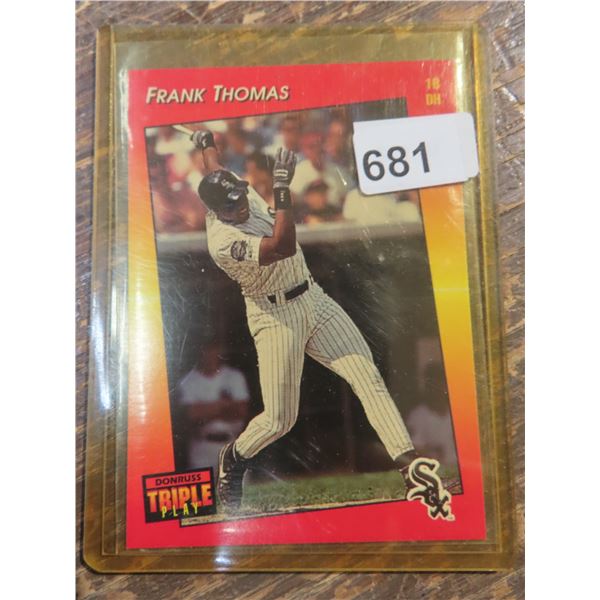 1992 Donruss Triple Play Frank Thomas  PREVIEW #6/8
