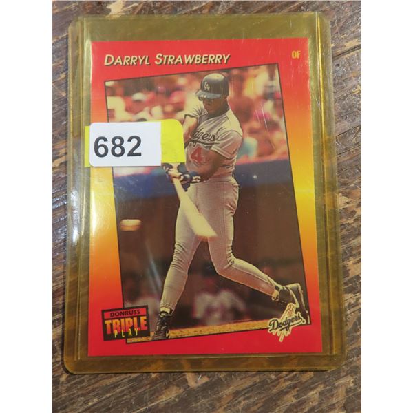 1992 Donruss Triple Play DARRYL STRAWBERRY  PREVIEW #2/8