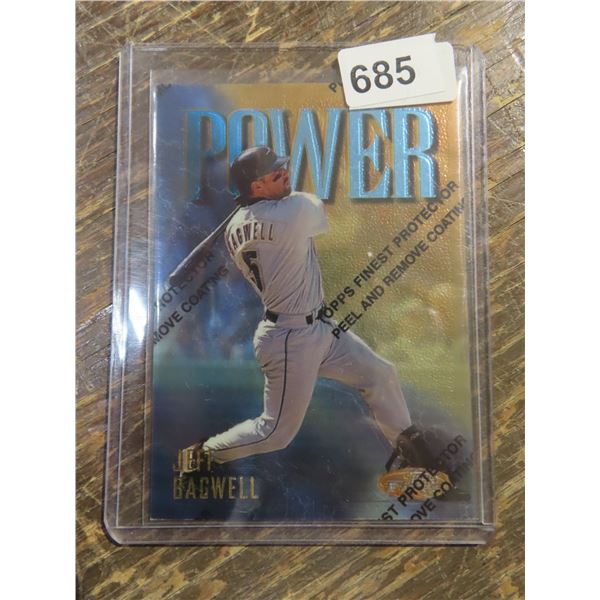 Jeff Bagwell 1997 Topps Finest Gold  Sample #159 Refractor RARE